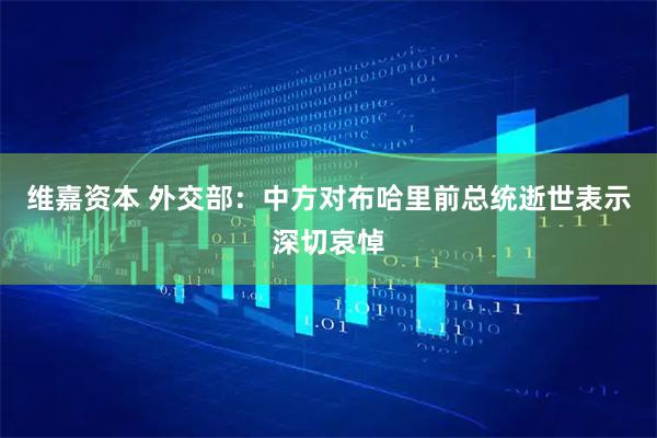 维嘉资本 外交部：中方对布哈里前总统逝世表示深切哀悼